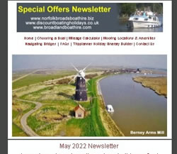 January 2022 Newsletter screenshot